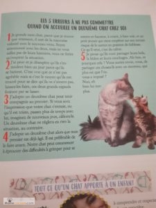 Conseils 2 chats 